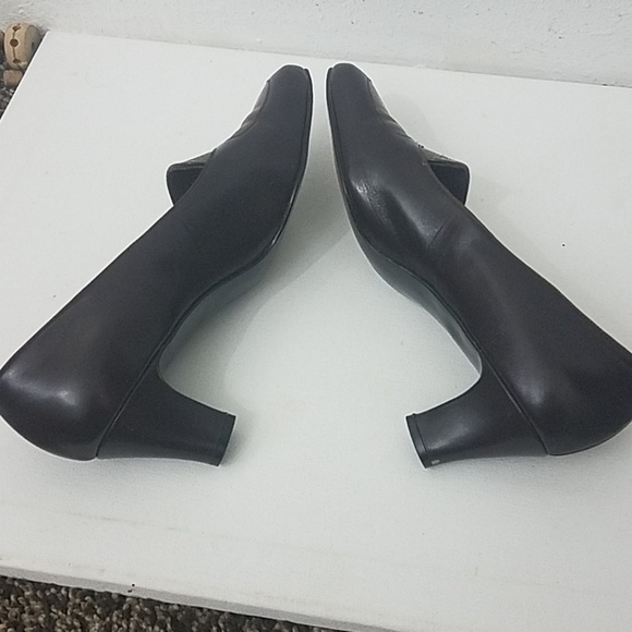 𝅺selby shoes 10.5C brown leather heels - Picture 5 of 7